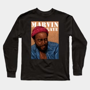 Marvin Gaye - Classic Fan Art Long Sleeve T-Shirt